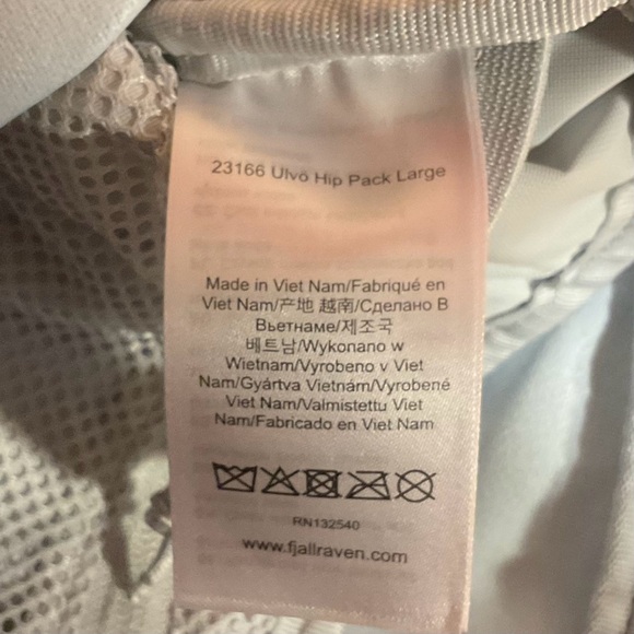 Fjallraven Ulvo Large 4L Hip Pack Blue - Picture 9 of 12